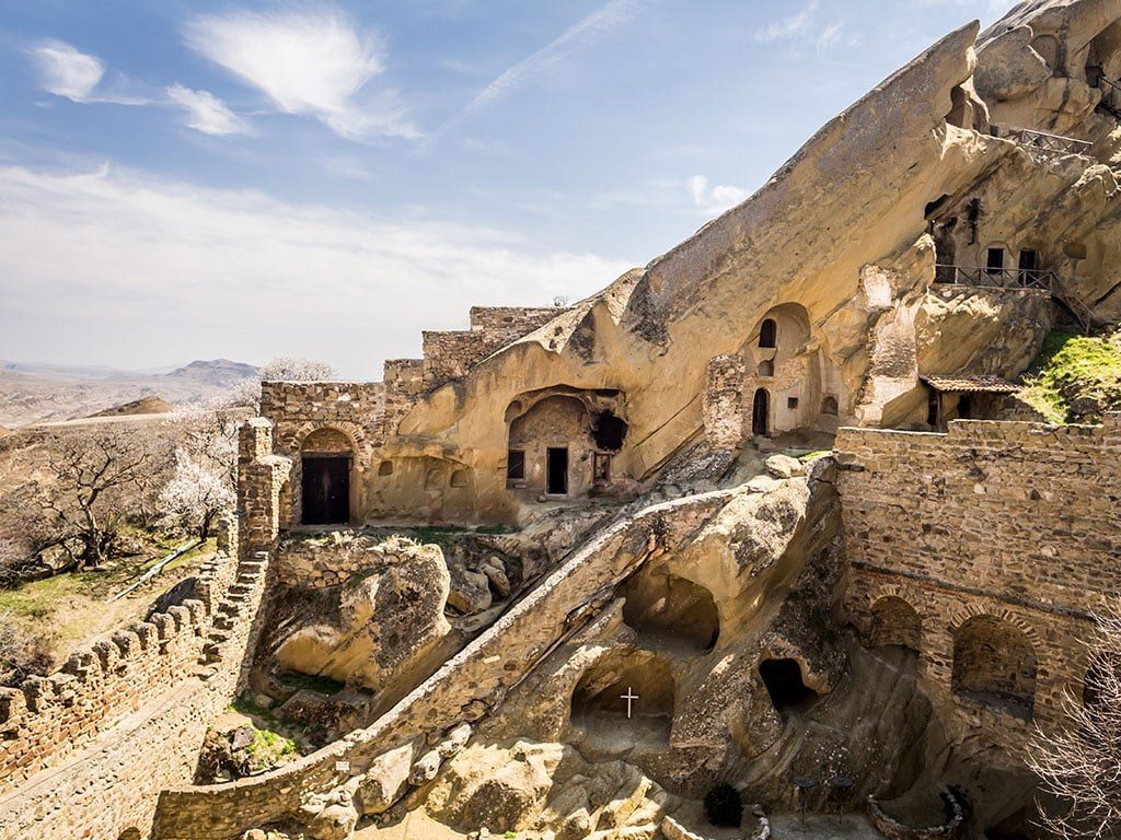 Felsenkloster Dawit Garedscha in der Gareja-Halbwüste